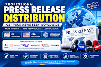 do UK US press release distribution  PR publising  submition to meddia outlet