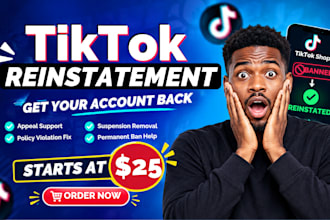 fix tiktok shop suspension or tiktok violations and tiktok suspension appeal