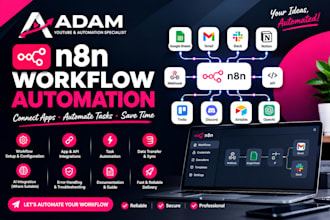 build n8n workflow automation and connect your apps