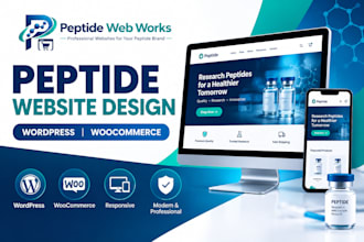 professional peptide websites built for trust, performance and growth