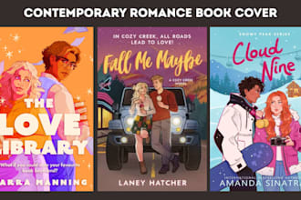 design contemporary romance book cover romantasy KDP ebook cover nsfw cover art
