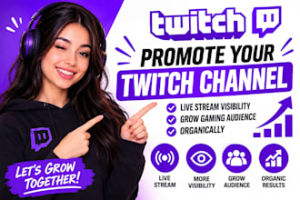boost twitch livestream youtube live viewers chatters twitch channel promotion
