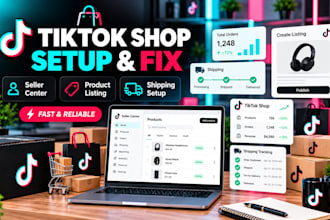 setup fix tiktok shop seller center tiktok product listing tik tok shop shipping