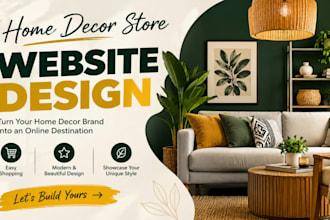 home decor store, home decor website, woocommerce store, furniture website