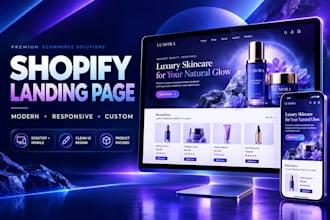 design a high converting shopify landing page