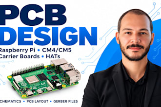 design raspberry pi cm4 cm5 carrier boards and custom hat pcbs