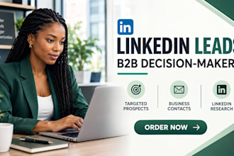 find targeted linkedin leads and b2b decision makers