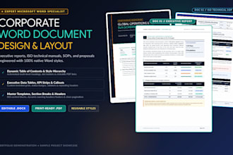 format your word document with headings and a table of contents