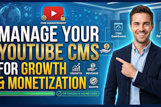 manage your youtube cms channel for growth and monetization