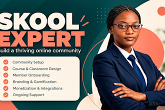 setup skool community skool credit restoration skool course