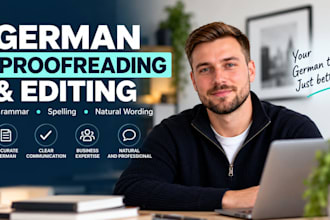 proofread and improve your german texts and emails