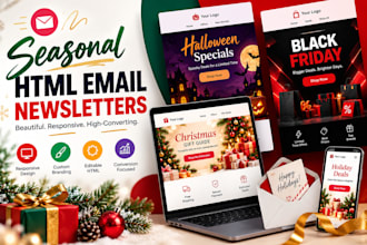 klaviyo bfcm black friday cyber monday halloween email newsletter design
