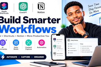 build apple shortcuts chatgpt notion ai summaries daily notes content capture