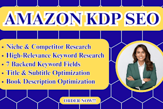 do amazon kpd keyword research and book listing optimization