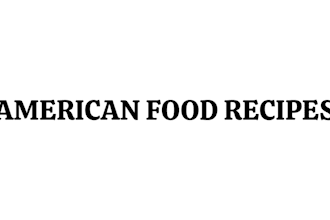 write american food recipes