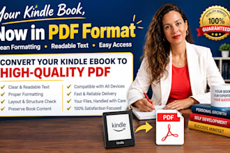 convert kindle book to PDF