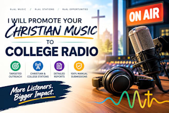 promote your christian music to college radio