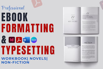 book interior layout design formatting typesetting in adobe indesign book design