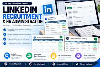 provide recruitment, employee data management and HR admin support