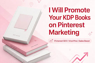 create viral pinterest pins for kdp book promotion