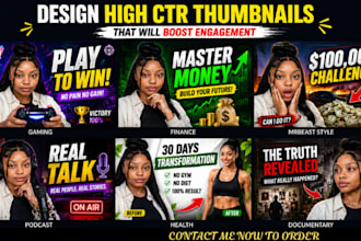 design high CTR thumbnails that will boost engagement