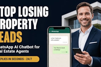 build a whatsapp lead chatbot for real estate agents