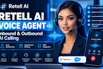build retell ai voice agent, vapi ai calling agent, ghl voice ai cold calling
