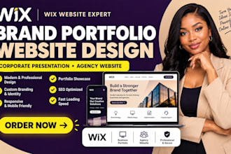 buid brand portfolio website corporate presentation agency website design