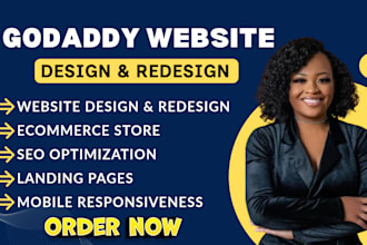 godaddy website design godaddy website redesign website development godadddy