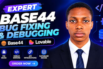 base44 expert base44 bug fixing base44 debugging lovable expert base44 integrate