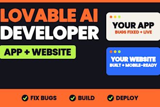 be a lovable ai developer for your lovable app and lovable website