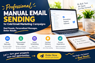 be your manual email sender for cold email marketing campaigns