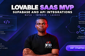 lovable saas mvp API integration lovable to IOS lovable to supabase
