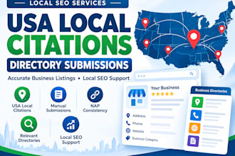 do USA UK local citations and directory submissions
