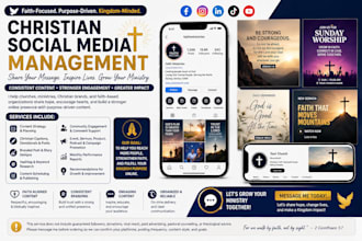 be your christian social media content and manager your pages