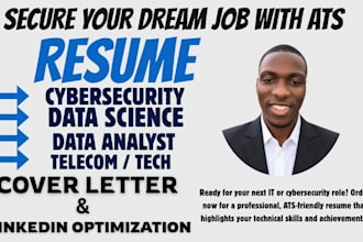 deliver professional resume writing service for IT, cybersecurity, tech sales