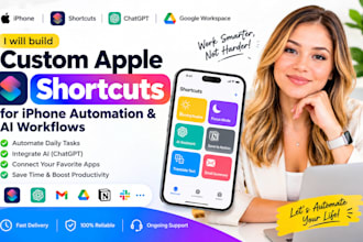 build custom apple shortcuts for iphone automation and ai workflows