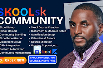 setup skool community skool credit repair skook online course creation, ghl