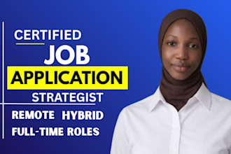 apply to jobs and support you with the job applications