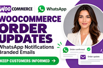setup woocommerce whatsapp order notifications customize email templates