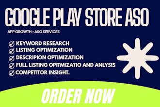 do google play store aso keywords research and app listing optimization