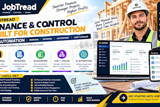 jobtread finance control ai automation proposal invoicing acounting cost catalog