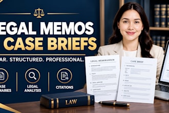 write legal memoranda, case briefs, and clear legal research summaries