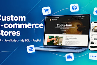 build an e commerce store with customizable products and paypal