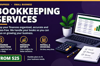 provide a small business bookkeeping spreadsheet with profit dashboard