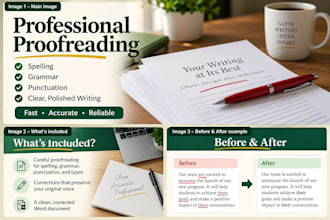 proofread and correct your short english document