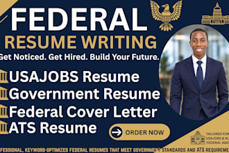 write a professional usajobs federal resume