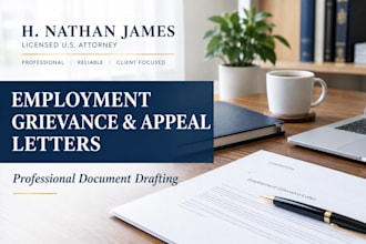 draft an employment grievance letter workplace dispute employment appeal letter
