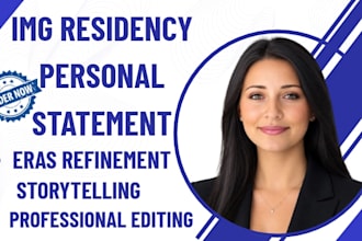 expertly edit and refine your img residency personal statement for eras