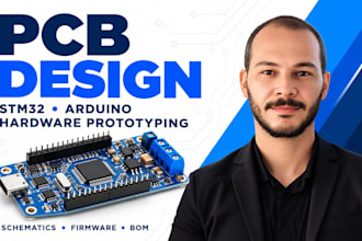 design stm32 arduino pcb schematic and hardware prototypes with firmware and bom